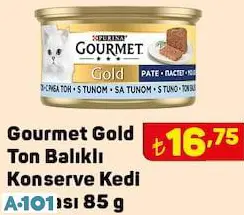 GOURMET GOLD TON BALIKLI KONSERVE KEDİ MAMASI